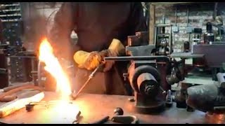 Torch bending steel 101  Blacksmithing [upl. by Udele]