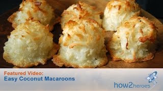 Easy Coconut Macaroons [upl. by Lucian]