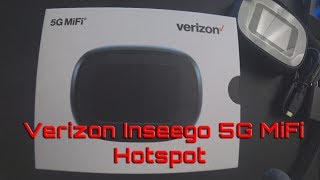 Verizons 5G Mobile Hotspot Inseego 5G MiFi M1000 [upl. by Brufsky11]