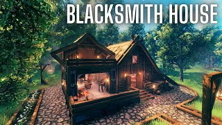 Valheim How To Build A Blacksmith House [upl. by Aimil534]