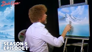 Bob Ross  Mountain Waterfall Season 5 Episode 1 [upl. by Elsilrac762]