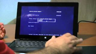 Surface Pro how to enter BIOS or UEFI [upl. by Aciraa]