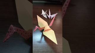 Grulla fácil de papel Origami papiroflexia [upl. by Shantee]