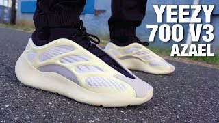 Adidas YEEZY 700 V3 AZAEL REVIEW amp On Feet [upl. by Enitsirhc736]