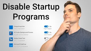 How to Disable Startup Programs in Windows 10 [upl. by Uird]