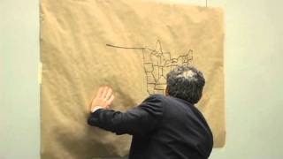 Al Franken draws US map for Middle Schoolers Original [upl. by Eidoc]