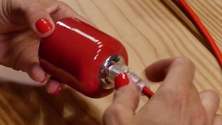 Tutorial how to assemble a Ceramic lamp holder kit [upl. by Cob]