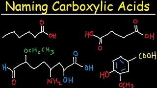 Naming Carboxylic Acids  IUPAC Nomenclature  Organic Chemistry [upl. by Lamej]