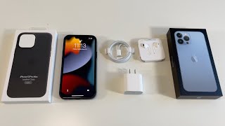 iPhone 13 Pro Max Unboxing Sierra Blue [upl. by Mamoun]