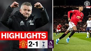 Highlights  Manchester United 21 Tottenham  Premier League [upl. by Atiuqcir]