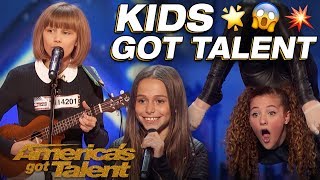 Grace VanderWaal Sofie Dossi And The Most Talented Kids Wow  America’s Got Talent [upl. by Buffy801]