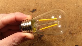 Beautifully simple 12V glass LED filament lamp [upl. by Ilona648]