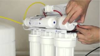 How To Replace Your Reverse Osmosis Filters and Membrane  APEC Water Installation Part 6 [upl. by Anirahtak]