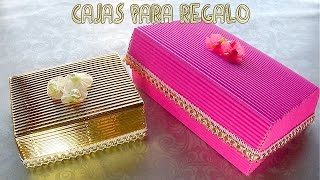 Cajas de regalo hechas con cartón │CandyBu [upl. by Cowden]