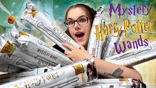 I BOUGHT 12 HARRY POTTER MYSTERY WANDS [upl. by Notyrb]