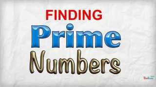 Finding Prime Numbers [upl. by Curkell]