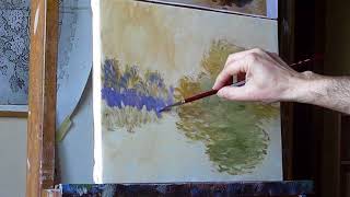 Gianfranco De Meo paint like Claude Monet Oil painting demonstration 1 [upl. by Krefetz]