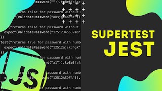 Testing Node Server with Jest and Supertest [upl. by Tressa740]