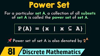 Power Set [upl. by Eitra]