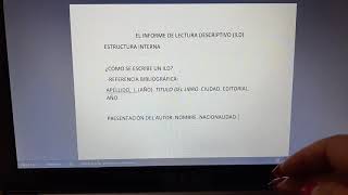 Cómo escribir un informe de lectura descriptivo [upl. by Eima]