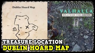 Dublin Hoard Map Treasure Location in AC Valhalla Wrath of the Druids [upl. by Kremer]