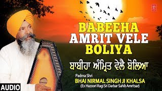 Bhai Nirmal Singh Ji Khalsa  Babeeha Amrit Vele Boliya  Shabad Gurbani [upl. by Jonette22]