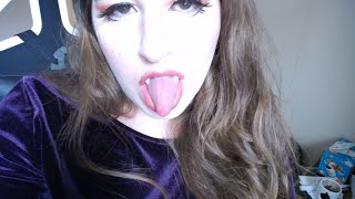 Lipstick Kisses and Gum Chewing Vampire ASMR [upl. by Ferren]