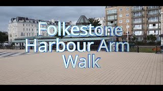 Folkestone Harbour Arm Walk [upl. by Bonnell640]