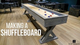 Making a SHUFFLEBOARD Brunswick Style [upl. by Ltihcox]