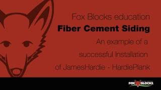 Fox Blocks ICF Fiber Cement Siding Attachment [upl. by Elaval]