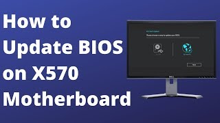 How to Update BIOS on X570 Motherboard [upl. by Ahsa869]