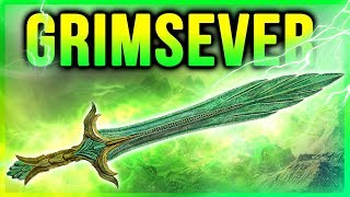 SKYRIM Best Glass Sword at Level One Grimsever Location Guide [upl. by Ebby]