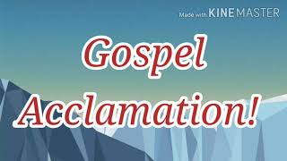 Gospel Acclamation [upl. by Cammi216]