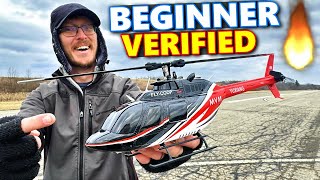 Perfect Beginner Friendly BRUSHLESS RC Helicopter [upl. by Yerbua637]