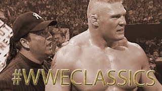 WWE Classics  Brock Lesnar vs Test [upl. by Dinnage]