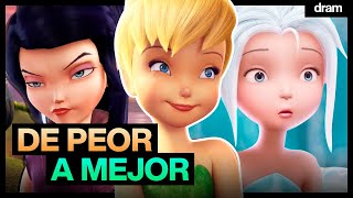 Las 7 PELICULAS de TINKERBELL de PEOR a MEJOR [upl. by Silohcin]