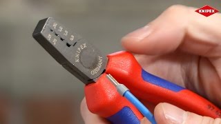 KNIPEX Handcrimpzangen für Aderendhülsen [upl. by Eliathas316]