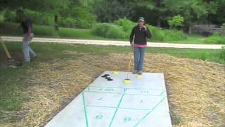 Shuffleboard Court Creation [upl. by Anglim]