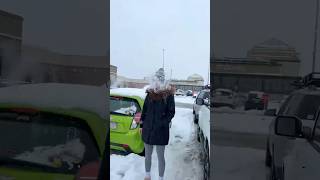 THROWING A SNOWBALL AT A STRANGER [upl. by Nalyt]