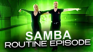 Samba Basic amp Samba Advanced Routine  Ballroom Mastery TV [upl. by Wiles]