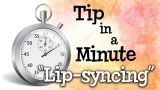 5 Easy Tips for quotLIPSYNCINGquot Animation in 1 minute [upl. by Horodko]