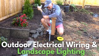 Outdoor Electrical Wiring and Landscape Lighting [upl. by Lomax]