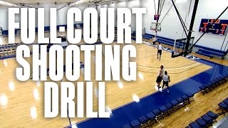 FullCourt Basketball Shooting Drill [upl. by Enitsyrk989]