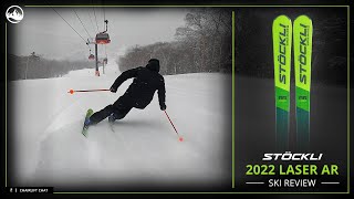 2022 Stockli Laser AR Ski Review with SkiEssentialscom [upl. by Gibe412]