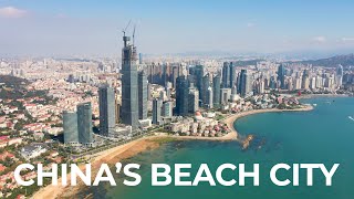 Qingdao from Above  Aerial View of Chinas Beach City  Drone Travel Video [upl. by Lenna]