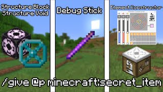 26 Secret Minecraft Items You Didnt Know Existed [upl. by Fitton]