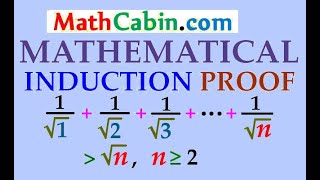 The Principle of Mathematical Induction Inequality PROOF problem [upl. by Leahcimnaes]