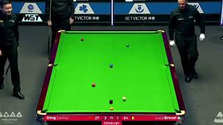 Luca Brecel snooker escape Scottish Open 2024 [upl. by Luehrmann]