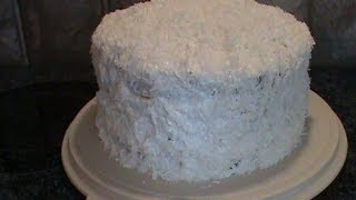 OldFashion 1950s Coconut Layer Cake [upl. by Arreip]