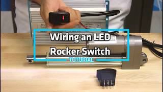 HowTo Wire an LED Rocker Switch [upl. by Ahsetel]